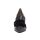 Ziegen-Nappaleder-Pumps m.Kettenelement, schwarz
