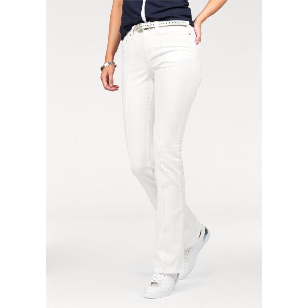 Designer-Jeans, weiß