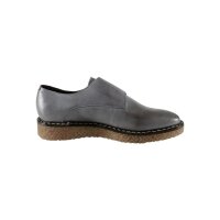 Leather slipper, grey