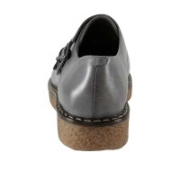 Leather slipper, grey