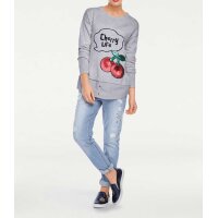 Two-in-one sweater, grey-blend