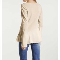 2-in-1-Pullover, beige
