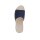Ziegen-Veloursleder-Pantolette, blau