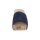 Ziegen-Veloursleder-Pantolette, blau
