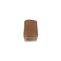 Rindleder-Cut-Out-Clog, camel