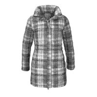 Steppjacke, grau-kariert