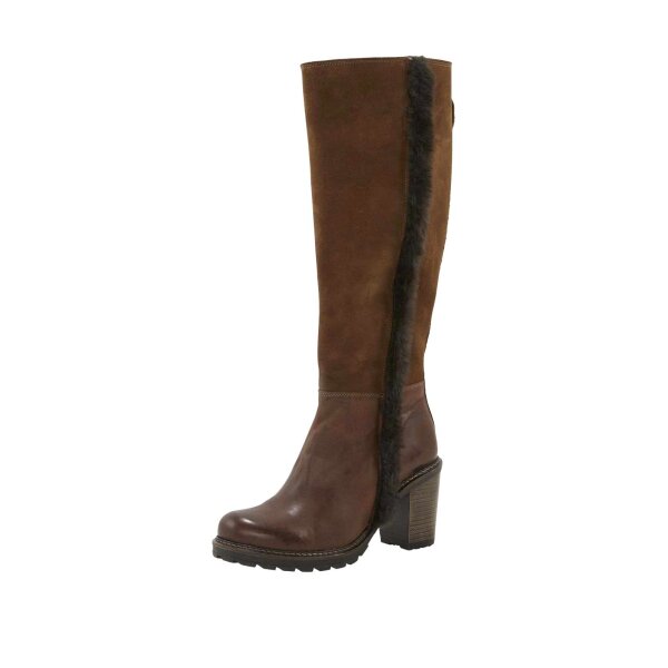 Leder-Stiefel, braun