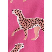 Allover-Animalprint-Shorty, pink-gemustert