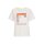 Shirt with print and glitter stones, ecru