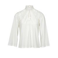 Lace shirt, offwhite