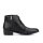 Marken-Stiefelette m. Nieten, schwarz