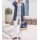 Longstrickjacke, softbleu-marine