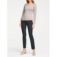 Feinstrickpullover m. Pailletten, mauve