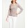 Feinstrickpullover m. Pailletten, mauve