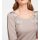 Feinstrickpullover m. Pailletten, mauve