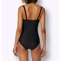 Optimizer-Badeanzug, schwarz-orange, A-Cup