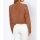 Designer-Lamm-Velourslederjacke m. Ösen, cognac