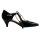 Patent leather evening pumps, black