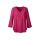 Designer-Leinen-Bluse m. Spitze, pink