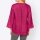 Designer-Leinen-Bluse m. Spitze, pink
