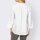 Linen blouse with lace, ecru