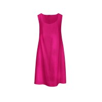 Designer-Leinenkleid, pink