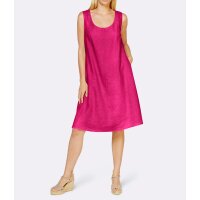 Designer-Leinenkleid, pink