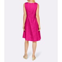 Designer-Leinenkleid, pink