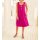 Designer-Leinenkleid, pink