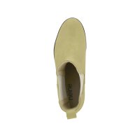 Buty zamszowe ze skóry bydlęcej, żółte
