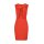 Kleid m. Rüschen, rot