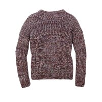 Marken-Kinder-Pullover, bordeaux-meliert