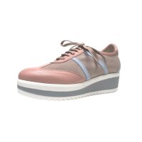 Cowhide sneaker, rose-powder-blue