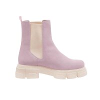 Cow suede boots, rosé