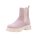 Cow suede boots, rosé