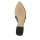 Leather mule, black-green
