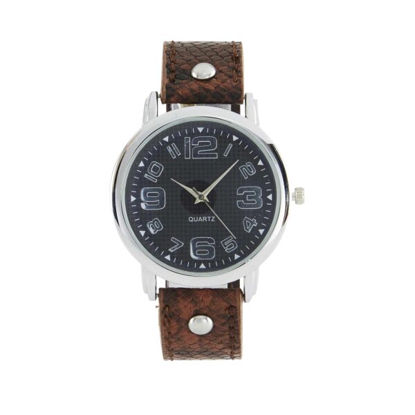 Armbanduhr, braun