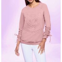 Designer-Shirt m.geprägtem Löwenkopf, mauve