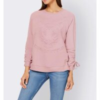 Designer-Shirt m.geprägtem Löwenkopf, mauve