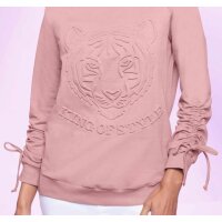 Designer-Shirt m.geprägtem Löwenkopf, mauve