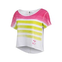 Marken-Shirt, weiß-bunt