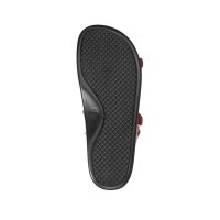 Lack-Rindleder-Pantolette, rot