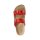 Lack-Rindleder-Pantolette, rot