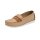 Cowhide nappa leather slipper, camel-cognac