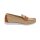 Cowhide nappa leather slipper, camel-cognac