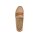 Cowhide nappa leather slipper, camel-cognac