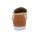 Cowhide nappa leather slipper, camel-cognac