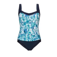 Optimizer-Badeanzug, blau-bedruckt, Cup-B