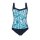 Optimizer-Badeanzug, blau-bedruckt, Cup-B