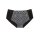 Bikini-Slip, schwarz-weiß